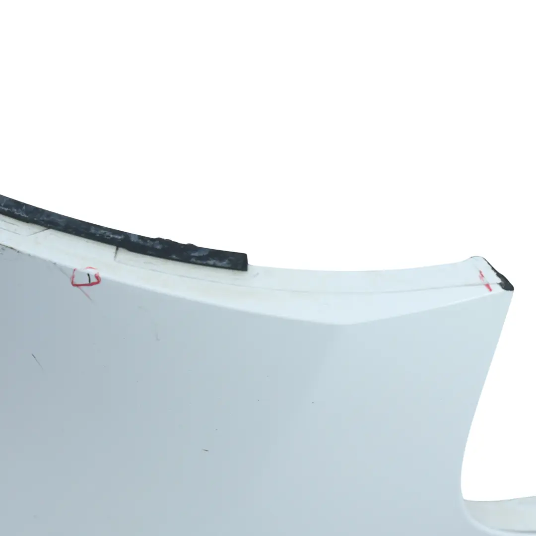 Audi A5 8T Rear Bumper Trim Panel Covering Ibis White - Y9C - SKU 8T0807067D-IWH - Part number 8T0807067D