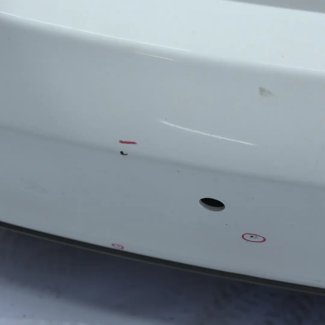 Audi A5 8T Rear Bumper Trim Panel Covering Ibis White - Y9C - SKU 8T0807067D-IWH - Part number 8T0807067D