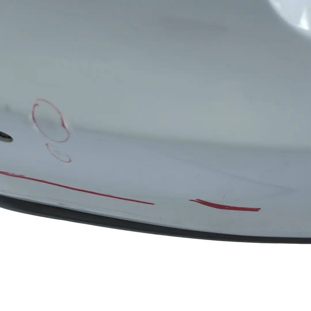 Audi A5 8T Rear Bumper Trim Panel Covering Ibis White - Y9C - SKU 8T0807067D-IWH - Part number 8T0807067D