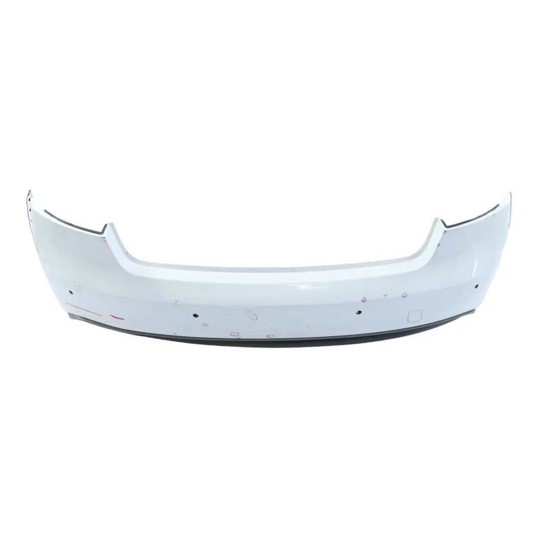 Audi A5 8T Rear Bumper Trim Panel Covering Ibis White - Y9C - SKU 8T0807067D-IWH - Part number 8T0807067D