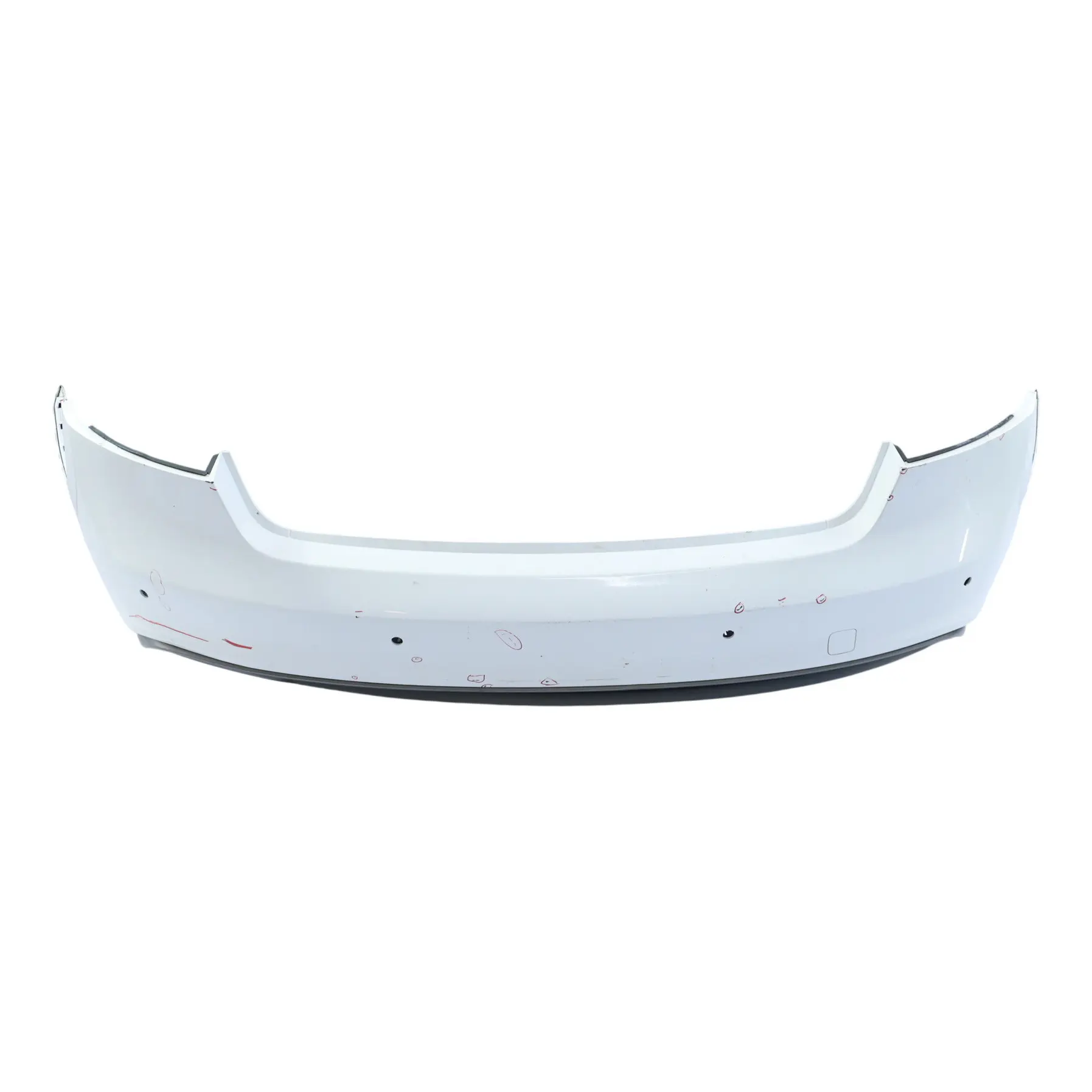 Audi A5 8T Rear Bumper Trim Panel Covering Ibis White - Y9C