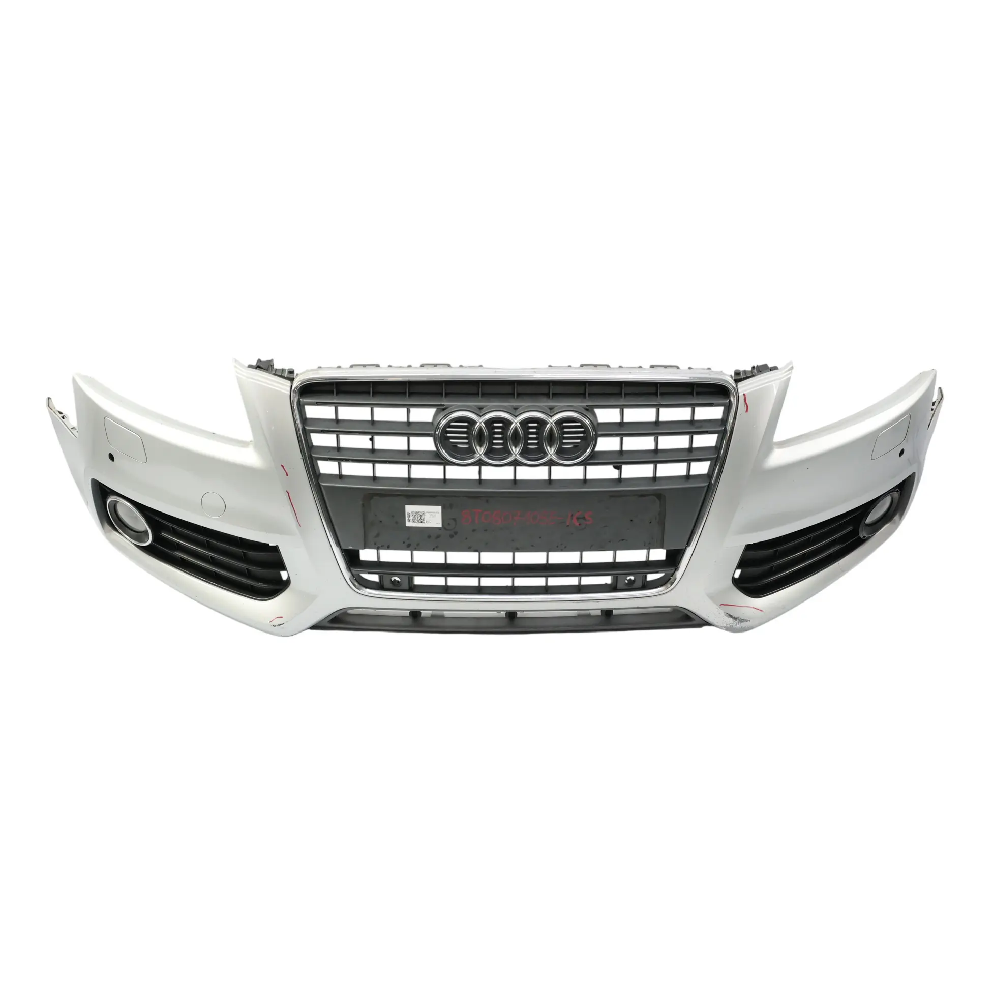 Audi A5 8T Zderzak Przedni Ice Silver Srebrny Metalik - X7W