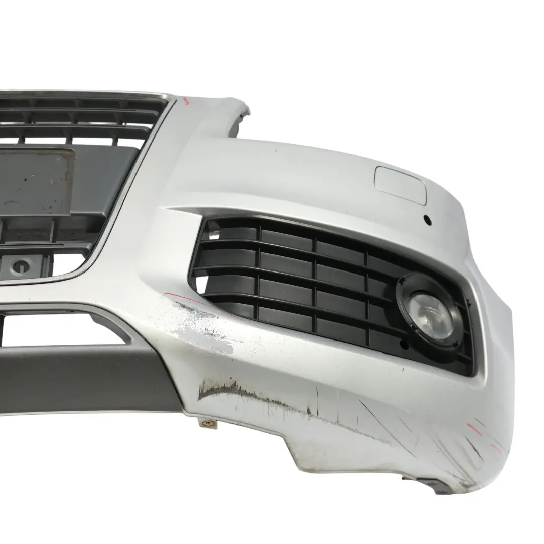Front Bumper Trim Panel Covering Ice Silver Metallic - X7W to Audi A5 8T with Part number 8T0807105E Audi A5 8T Front Bumper Trim Panel Covering Ice Silver Metallic - X7W - SKU 8T0807105E-ICS - Part number 8T0807105E