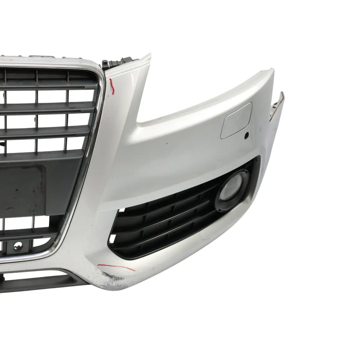 Zderzak Przedni Ice Silver Srebrny Metalik - X7W do Audi A5 8T o numerze 8T0807105E Audi A5 8T Zderzak Przedni Ice Silver Srebrny Metalik - X7W - SKU 8T0807105E-ICS - Numer Części 8T0807105E