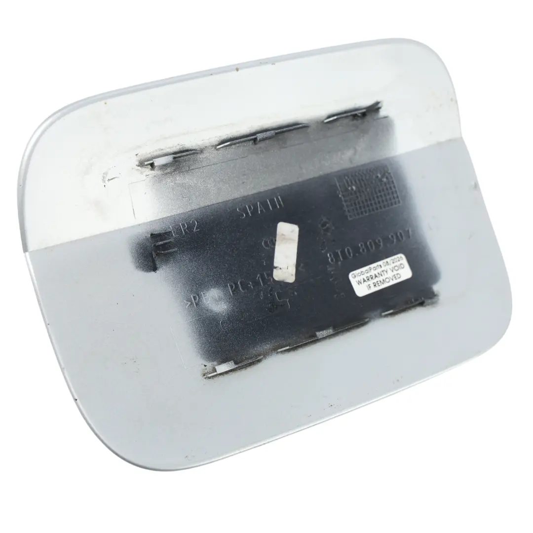 Audi A5 8T Fuel Filler Fill Flap Cover Cap Ice Silver Metallic - X7W - SKU 8T0809907-ICS - Part number 8T0809907