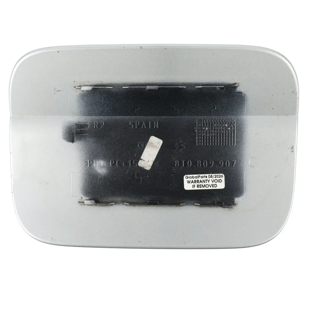 Audi A5 8T Trappe de Carburant Argent Glace Métallisé X7W - SKU 8T0809907-ICS - Numéro de pièce 8T0809907