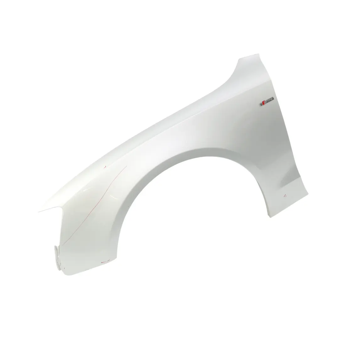 Side Panel Front Left N/S Wing Fender Ice Silver Metallic - X7W to Audi A5 8T with Part number 8T0821105H Audi A5 8T Side Panel Front Left N/S Wing Fender Ice Silver Metallic - X7W - SKU 8T0821105H-ICS - Part number 8T0821105H