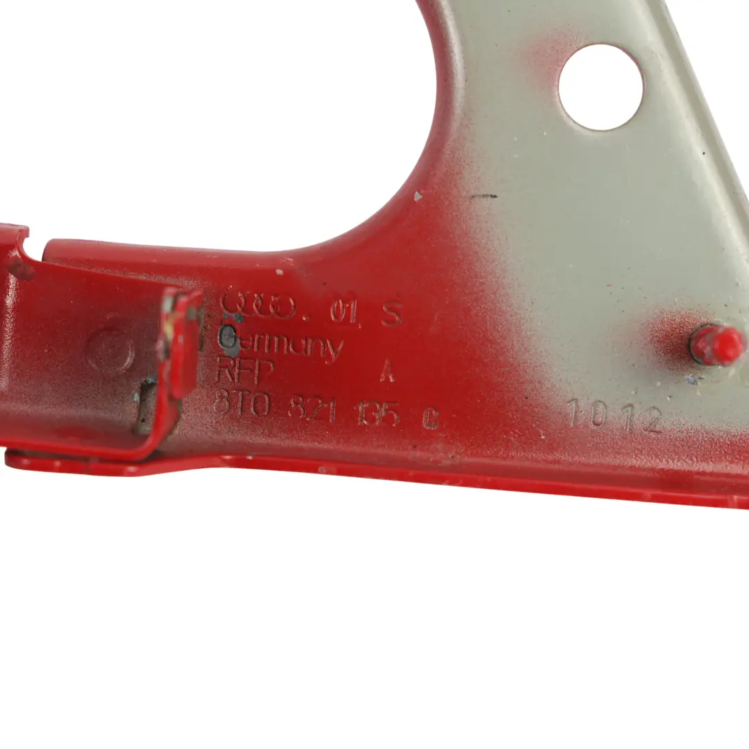 Audi A5 8T Soporte Guardabarros Izquierdo Rojo Misano - SKU 8T0821135C-MRE - Número de pieza 8T0821135C