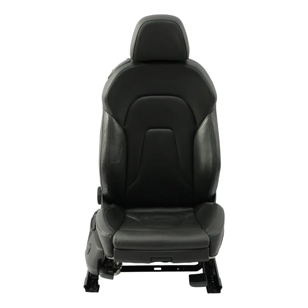 Audi A5 8T Coupe Front Sport Seat Right O/S Electric Heated Leather Soul Black - SKU 8T0881806Q-2 - Part number 8T0881806Q