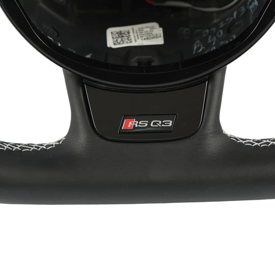 Pelle Nero Fondo Piatto Paddle NUOVO per Audi RS Q3 8U Volante con numero di parte 8U0419091AE Audi RS Q3 8U Volante Pelle Nero Fondo Piatto Paddle NUOVO - SKU 8U0419091AE-1 - Numero di parte 8U0419091AE