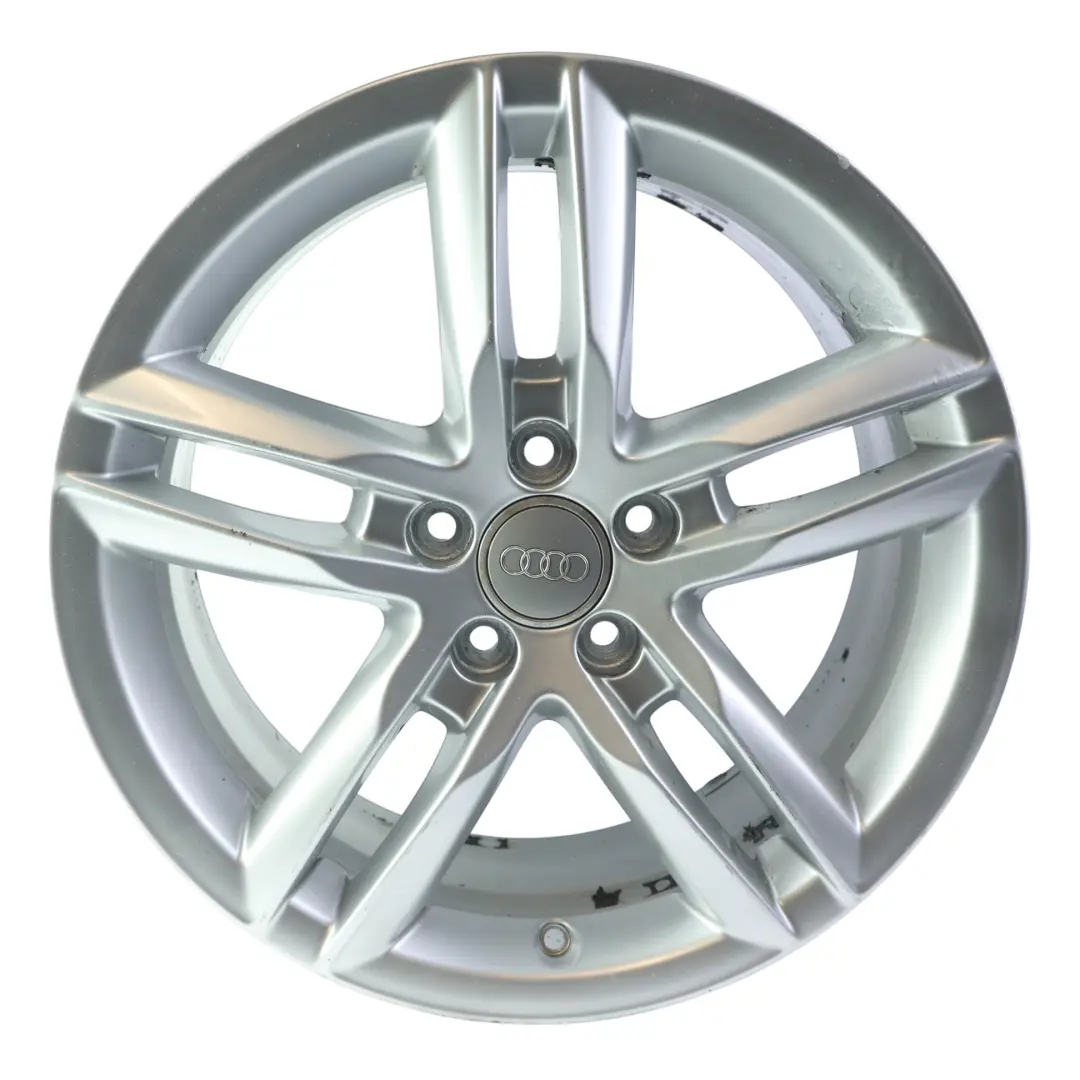 Argento Cerchio lega 18" 7J ET:43 Doppia Stella a Raggi per Audi Q3 8U con numero di parte 8U0601025AA Audi Q3 8U Argento Cerchio lega 18" 7J ET:43 Doppia Stella a Raggi - SKU 8U0601025AA-2 - Numero di parte 8U0601025AA
