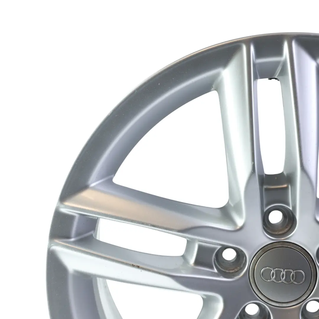 Silberne Alufelge 18" 7J ET:43 Doppelsternspeiche für Audi Q3 8U mit Teilenummer 8U0601025AA Audi Q3 8U Silberne Alufelge 18" 7J ET:43 Doppelsternspeiche - SKU 8U0601025AA-2 - Teilenummer 8U0601025AA