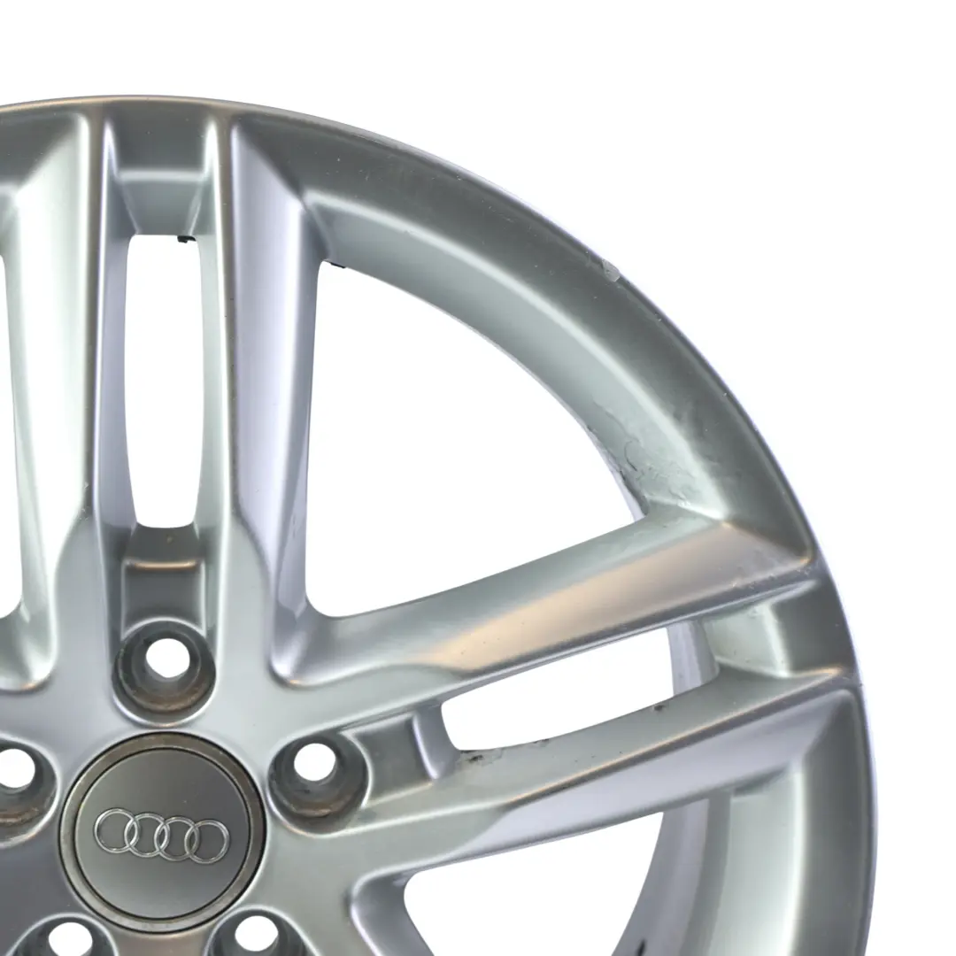 Silberne Alufelge 18" 7J ET:43 Doppelsternspeiche für Audi Q3 8U mit Teilenummer 8U0601025AA Audi Q3 8U Silberne Alufelge 18" 7J ET:43 Doppelsternspeiche - SKU 8U0601025AA-2 - Teilenummer 8U0601025AA