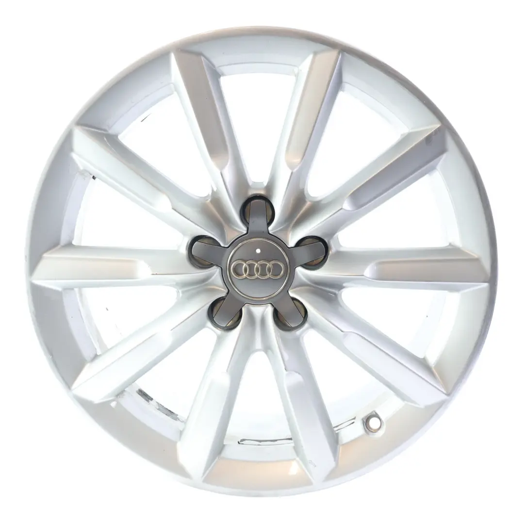 Jante argentée en alliage 17" 7J ET:43 pour Audi Q3 8U à propos du numéro de pièce 8U0601025S Audi Q3 8U Jante argentée en alliage 17" 7J ET:43 - SKU 8U0601025S-2 - Numéro de pièce 8U0601025S