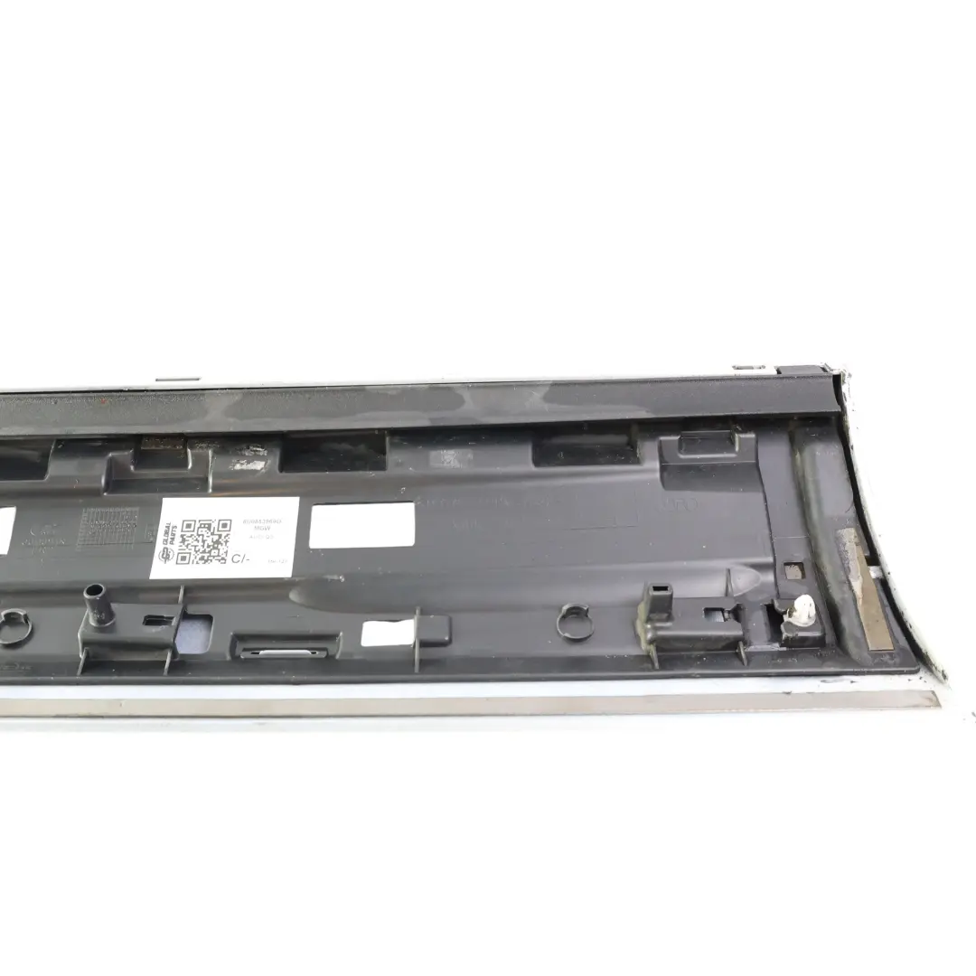 Audi Q3 8U Rear Door Trim Lower Moulding Strip Left N/S Glacier White Pearl S9R - SKU 8U0853969D-MGW - Part number 8U0853969D