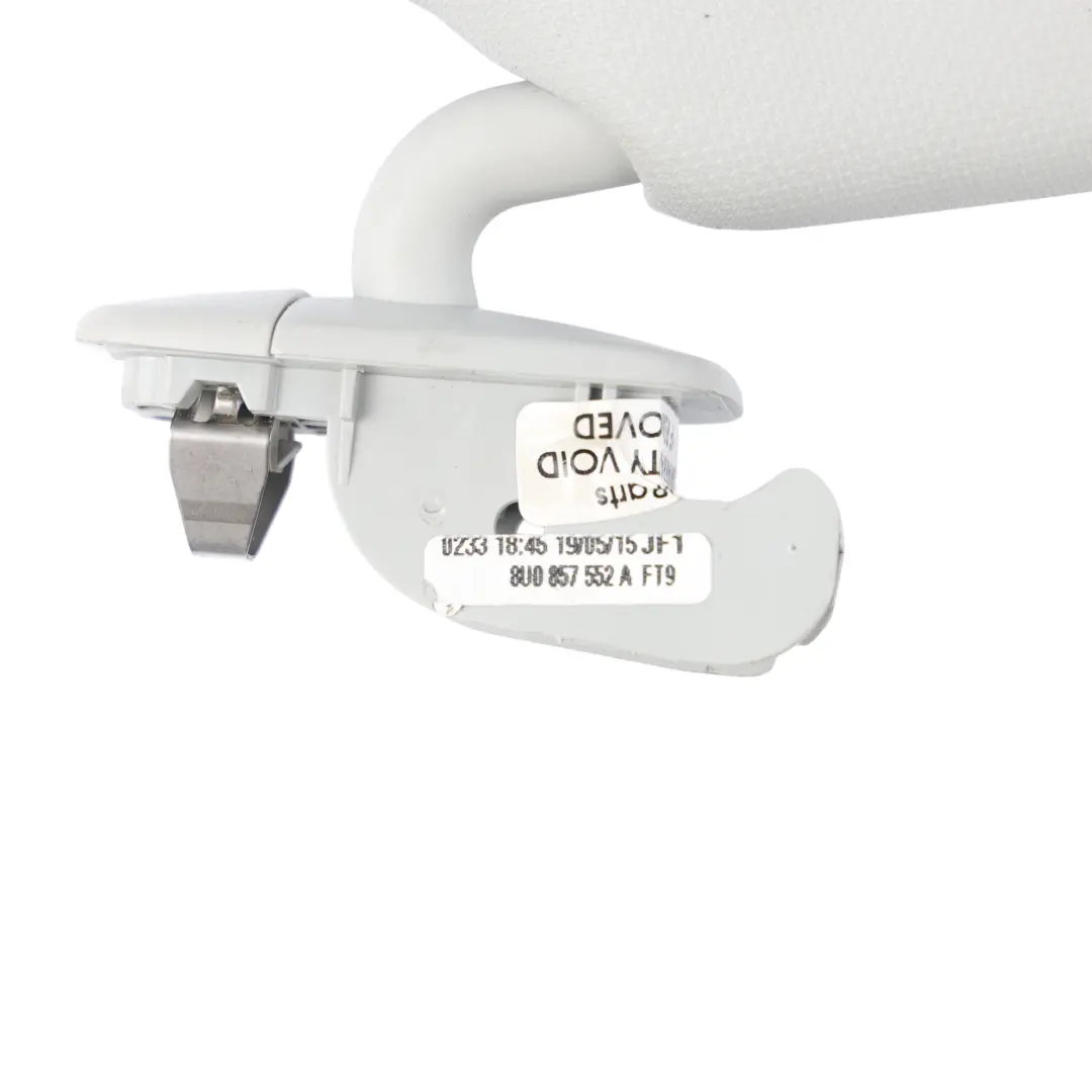 Audi Q3 8U Copertura Aletta Parasole Specchio Nero Grigio - SKU 8U0857552A-1 - Numero di parte 8U0857552A