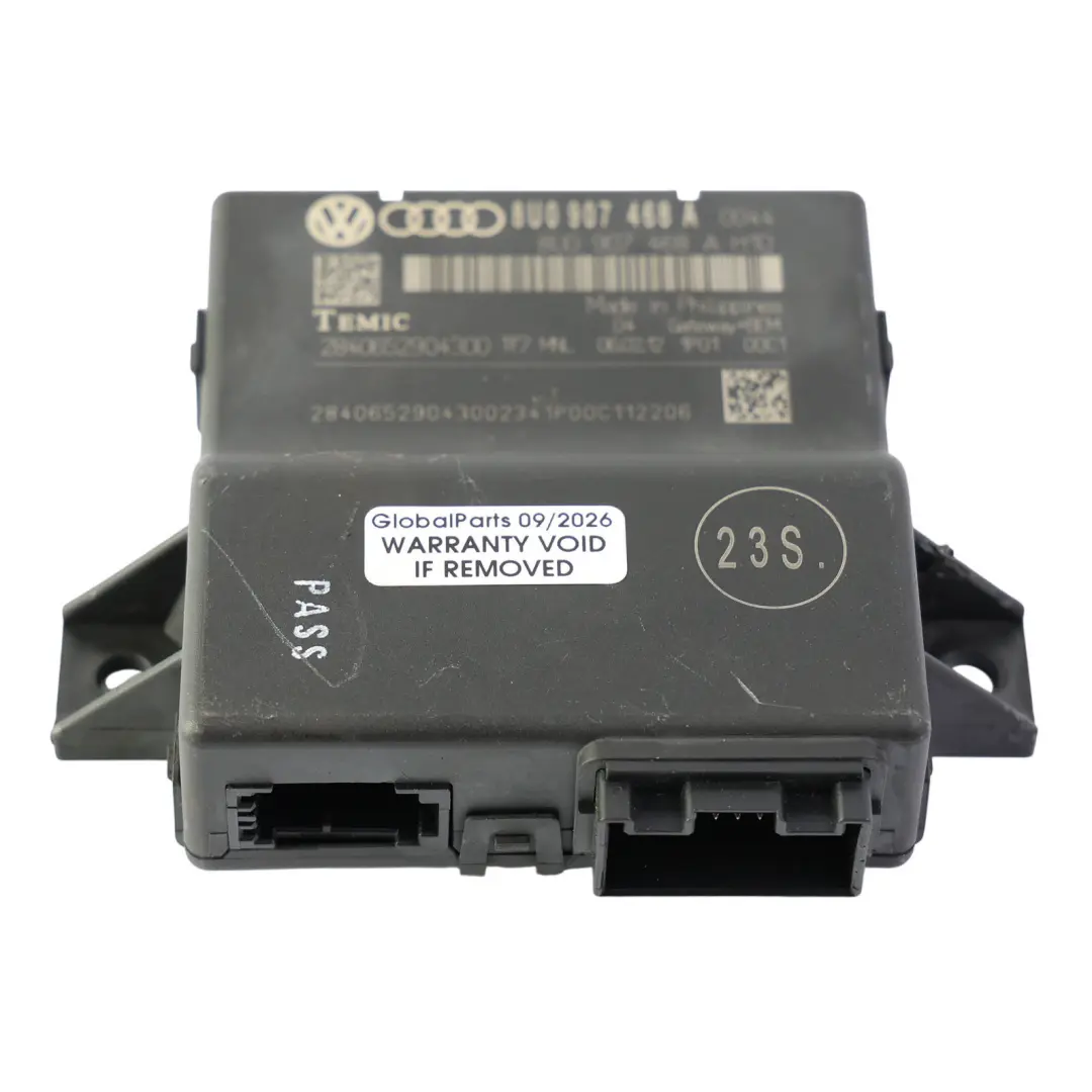 Audi A1 8X Gateway Control Module Unit ECU 1.2 TFSI CBZA Petrol - SKU 8U0907468A - Part number 8U0907468A
