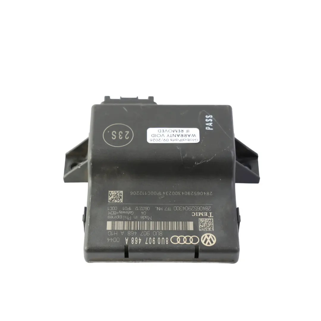 Audi A1 8X Gateway Control Module Unit ECU 1.2 TFSI CBZA Petrol - SKU 8U0907468A - Part number 8U0907468A