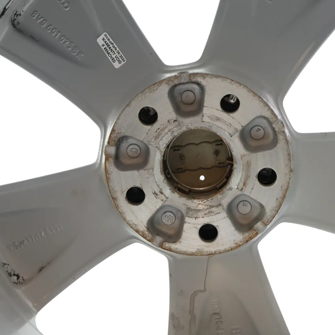 Audi A3 8V Silver Wheel Alloy Rim 17" ET:51 7,5J Star Spoke - SKU 8V0601025BK-3 - Part number 8V0601025BK