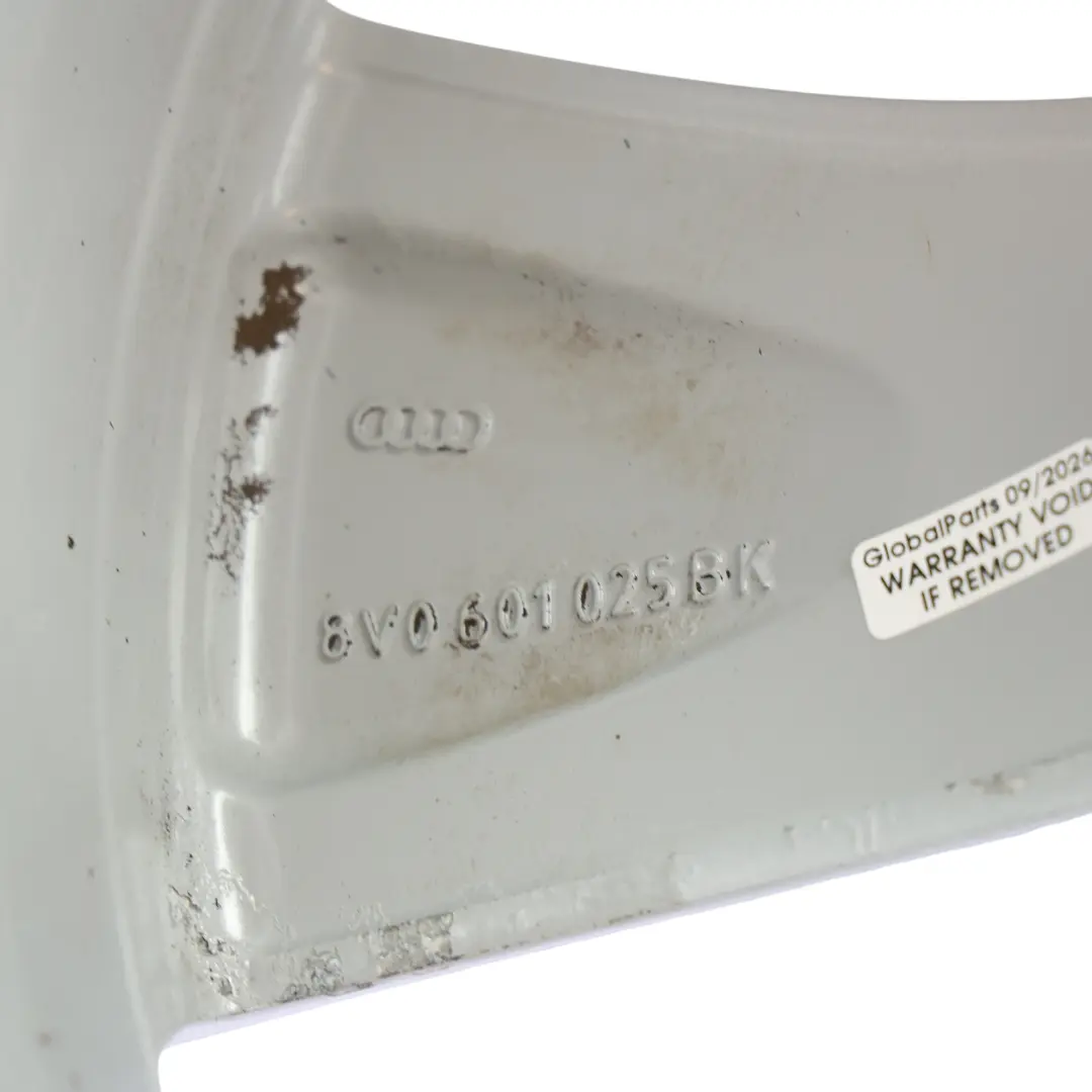 Audi A3 8V Silver Wheel Alloy Rim 17" ET:51 7,5J Star Spoke - SKU 8V0601025BK-4 - Part number 8V0601025BK