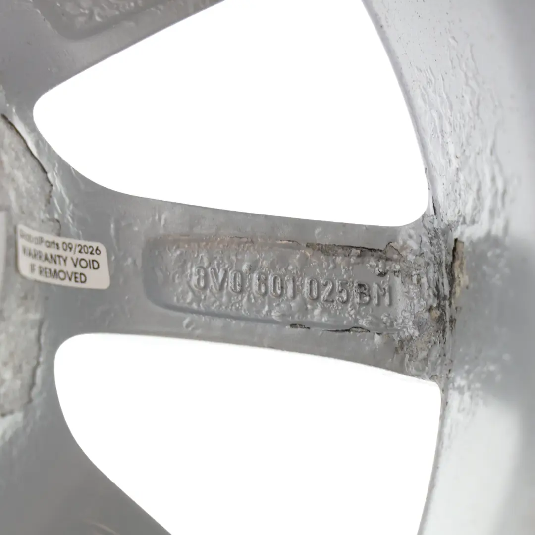 Audi A3 8V Silver Wheel Alloy Rim 16" 6.5J ET46 - SKU 8V0601025BM-3 - Part number 8V0601025BM