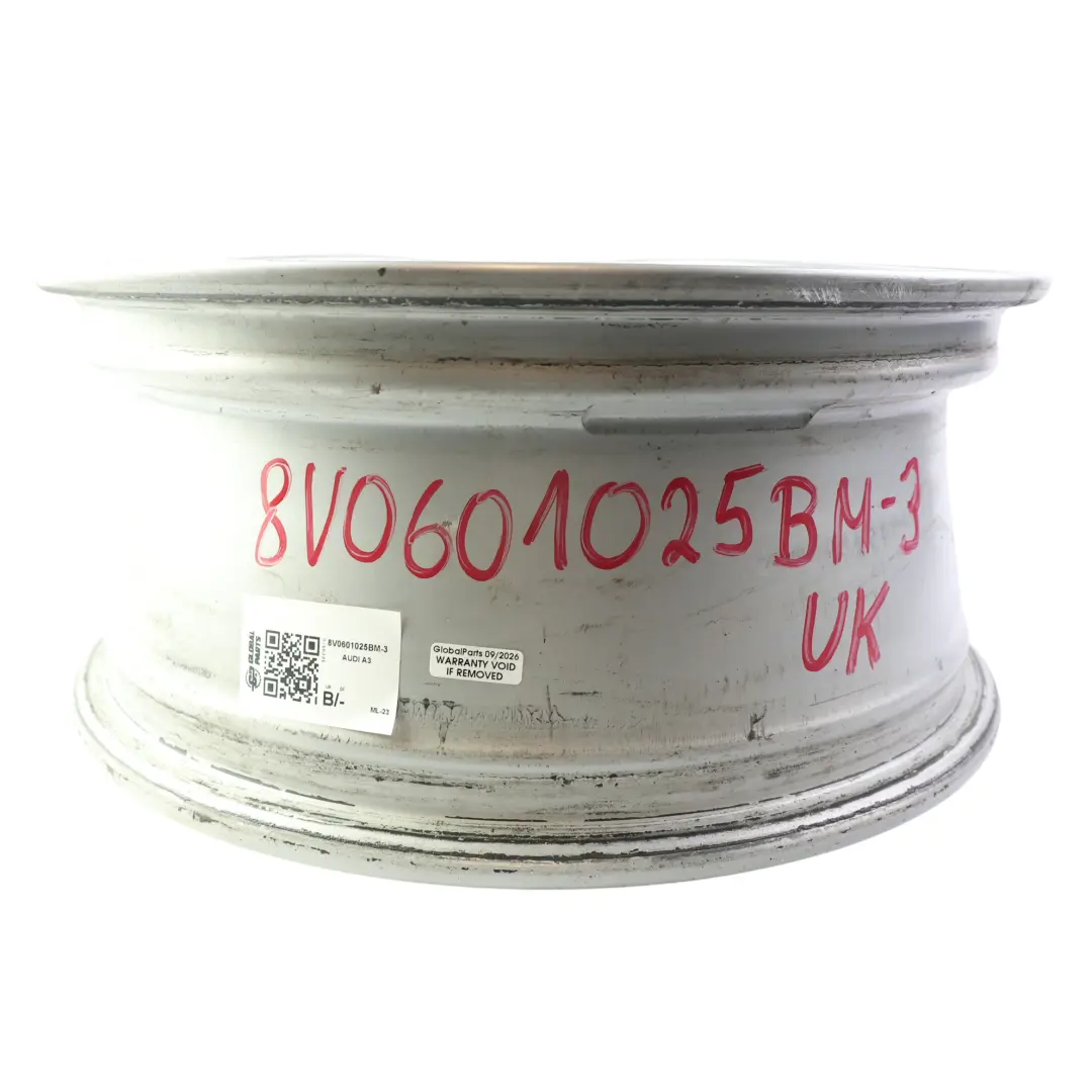 Audi A3 8V Silver Wheel Alloy Rim 16" 6.5J ET46 - SKU 8V0601025BM-3 - Part number 8V0601025BM