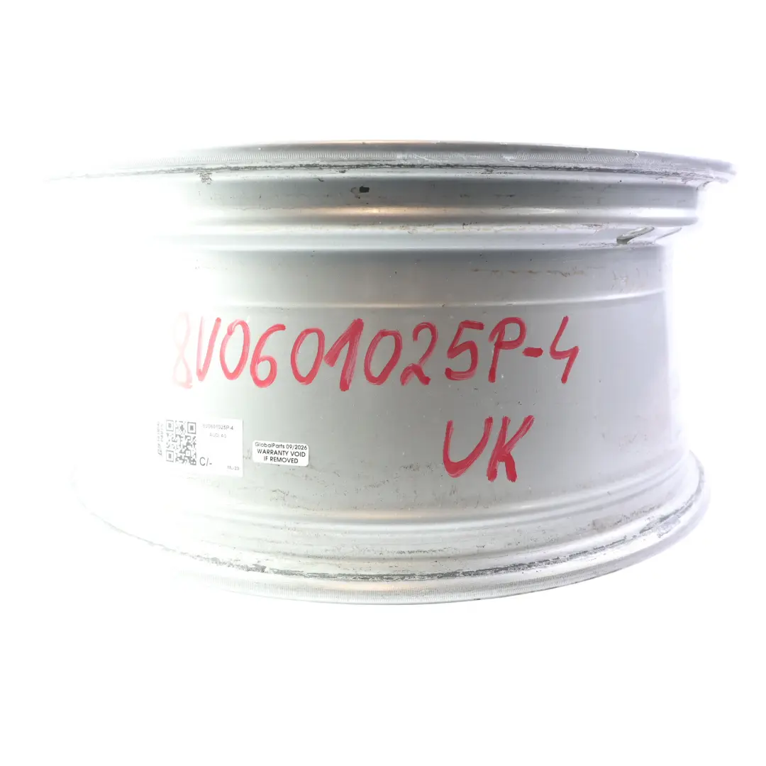 Rim Alloy Silver 17" 7.5J ET:43 Star Spoke to Audi A3 8V Wheel with Part number 8V0601025P Audi A3 8V Wheel Rim Alloy Silver 17" 7.5J ET:43 Star Spoke - SKU 8V0601025P-4 - Part number 8V0601025P