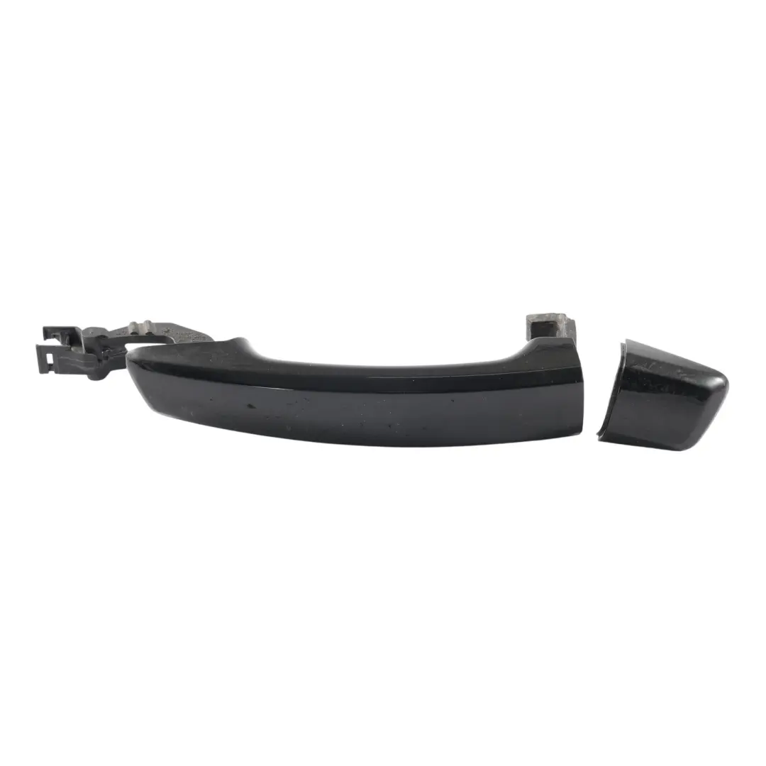 Audi A3 8V Q2 GA Maniglia Porta Posteriore Sinistra Nero Brillante Y9B - SKU 8V0837205A-BBL - Numero di parte 8V0837205A