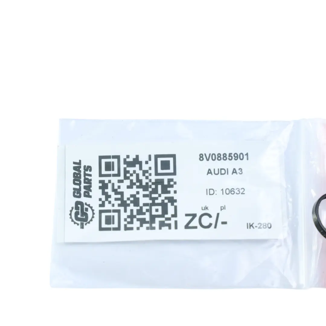 Audi A3 S3 8V Zagłówek Tylnego Fotela Lewy Prawy Czarny Materiałowy - SKU 8V0885901 - Numer Części 8V0885901