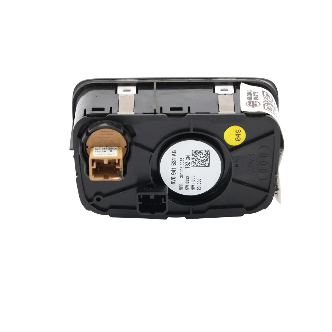 Interruptor Control Panel Faro Antiniebla Salpicadero para Audi A3 8V con número de pieza 8V0941531AG Audi A3 8V Interruptor Control Panel Faro Antiniebla Salpicadero - SKU 8V0941531AG-1 - Número de pieza 8V0941531AG