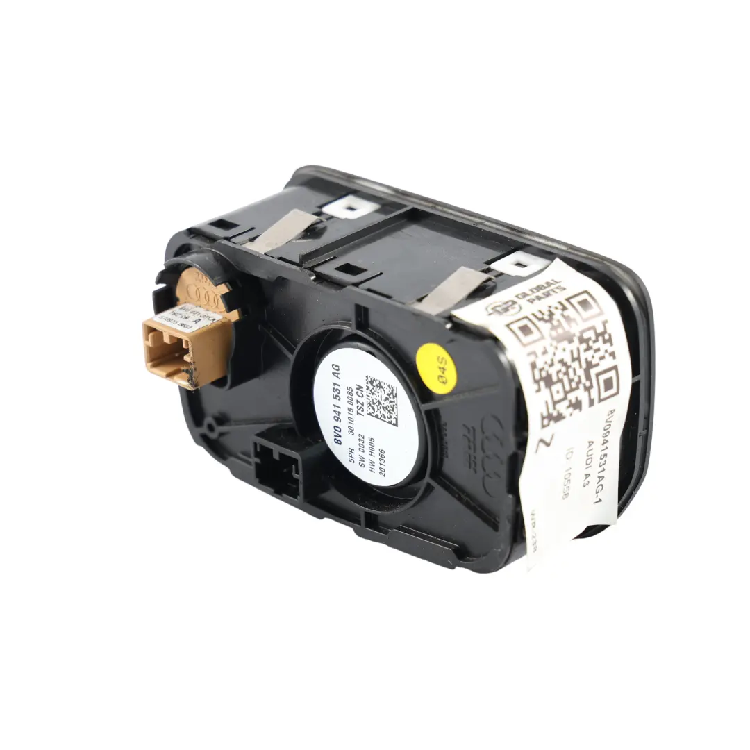 Interruptor Control Panel Faro Antiniebla Salpicadero para Audi A3 8V con número de pieza 8V0941531AG Audi A3 8V Interruptor Control Panel Faro Antiniebla Salpicadero - SKU 8V0941531AG-1 - Número de pieza 8V0941531AG