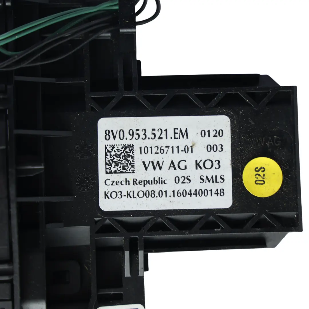 Lenksäule Blinkerhebel Wischerschalter für Audi A3 8V mit Teilenummer 8V0953521EM Audi A3 8V Lenksäule Blinkerhebel Wischerschalter - SKU 8V0953521EM - Teilenummer 8V0953521EM