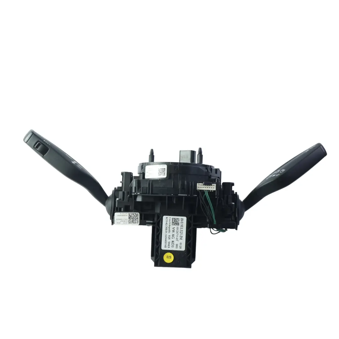Lenksäule Blinkerhebel Wischerschalter für Audi A3 8V mit Teilenummer 8V0953521EM Audi A3 8V Lenksäule Blinkerhebel Wischerschalter - SKU 8V0953521EM - Teilenummer 8V0953521EM