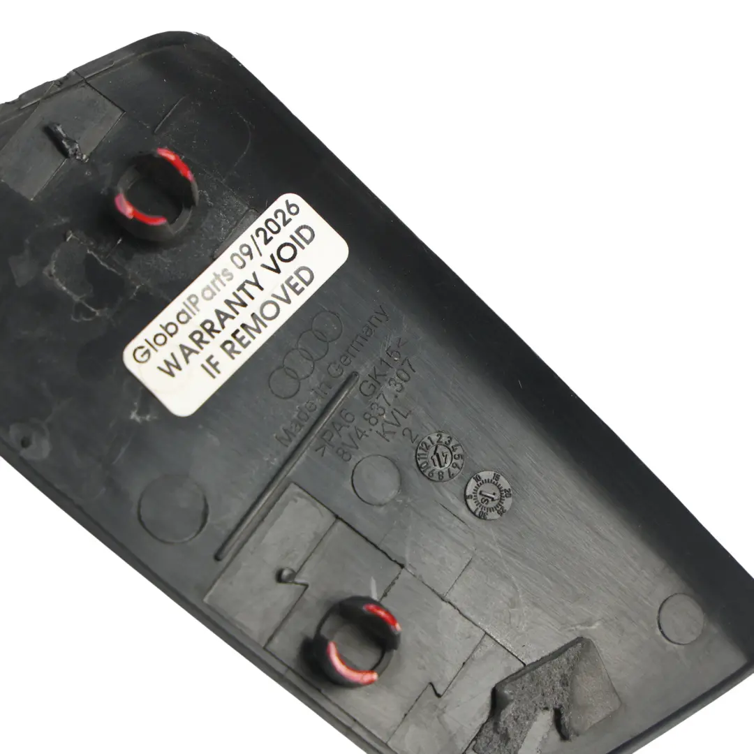 Zaślepka Otworu Drzwi Przednich Lewa do Audi A3 S3 8V o numerze 8V4837307 Audi A3 S3 8V Zaślepka Otworu Drzwi Przednich Lewa - SKU 8V4837307 - Numer Części 8V4837307