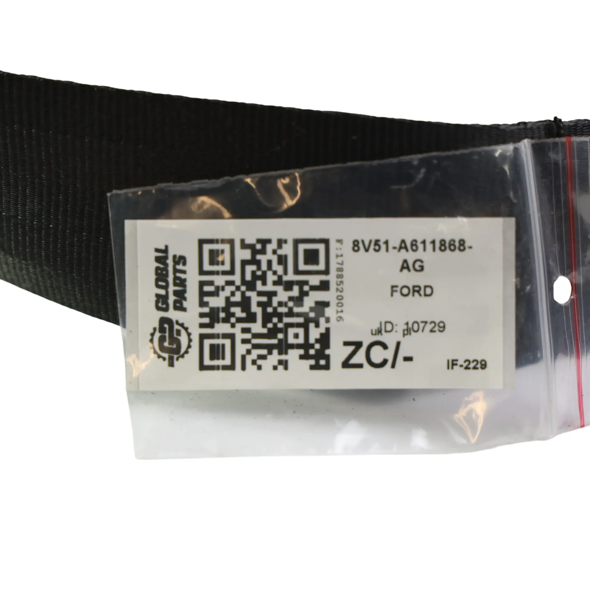 Ford Fiesta MK7 VI Cintura Sicurezza Posteriore Destra 8V51-A611B68-AG