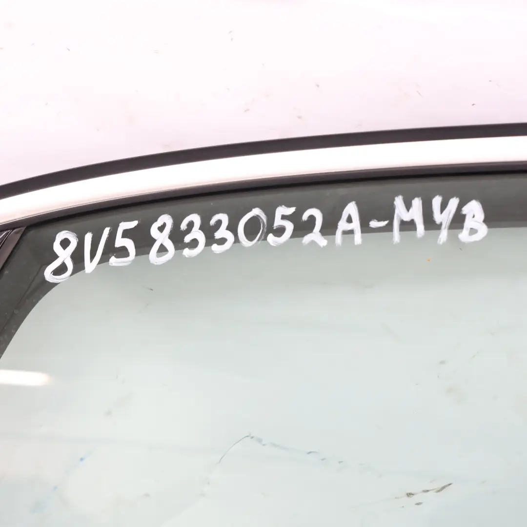 Audi A3 8V Sportback Tür Hinten Rechts Mythosschwarz Metallic Y9T - SKU 8V5833052A-MYB - Teilenummer 8V5833052A