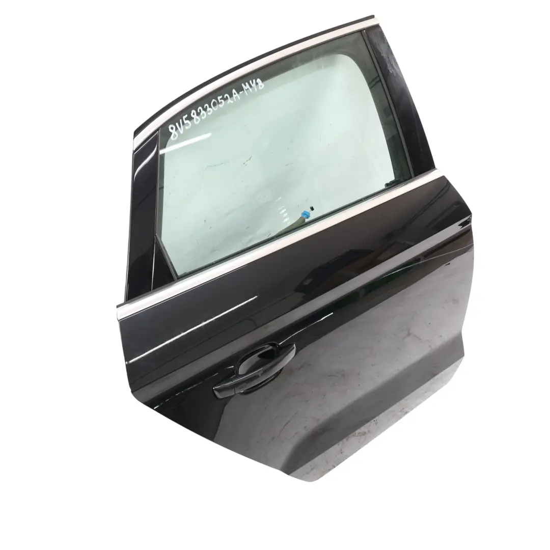Audi A3 8V Sportback Rear Door Right O/S Mythical Black Metallic - Y9T - SKU 8V5833052A-MYB - Part number 8V5833052A