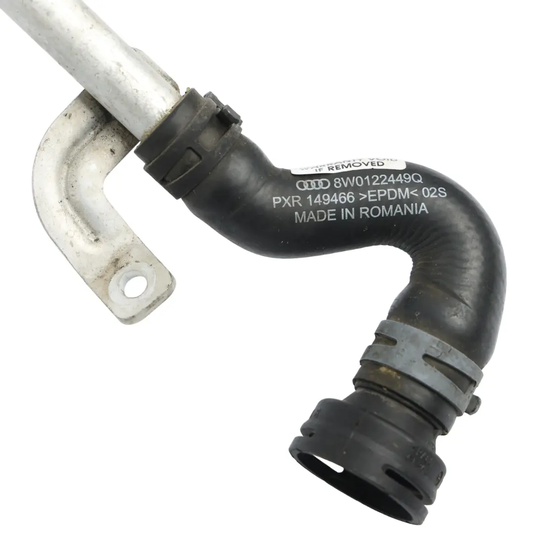 Audi S5 F5 Tubo Manicotto Liquido Refrigerante Motore 3.0 TDI Diesel - SKU 8W0122449Q - Numero di parte 8W0122449Q
