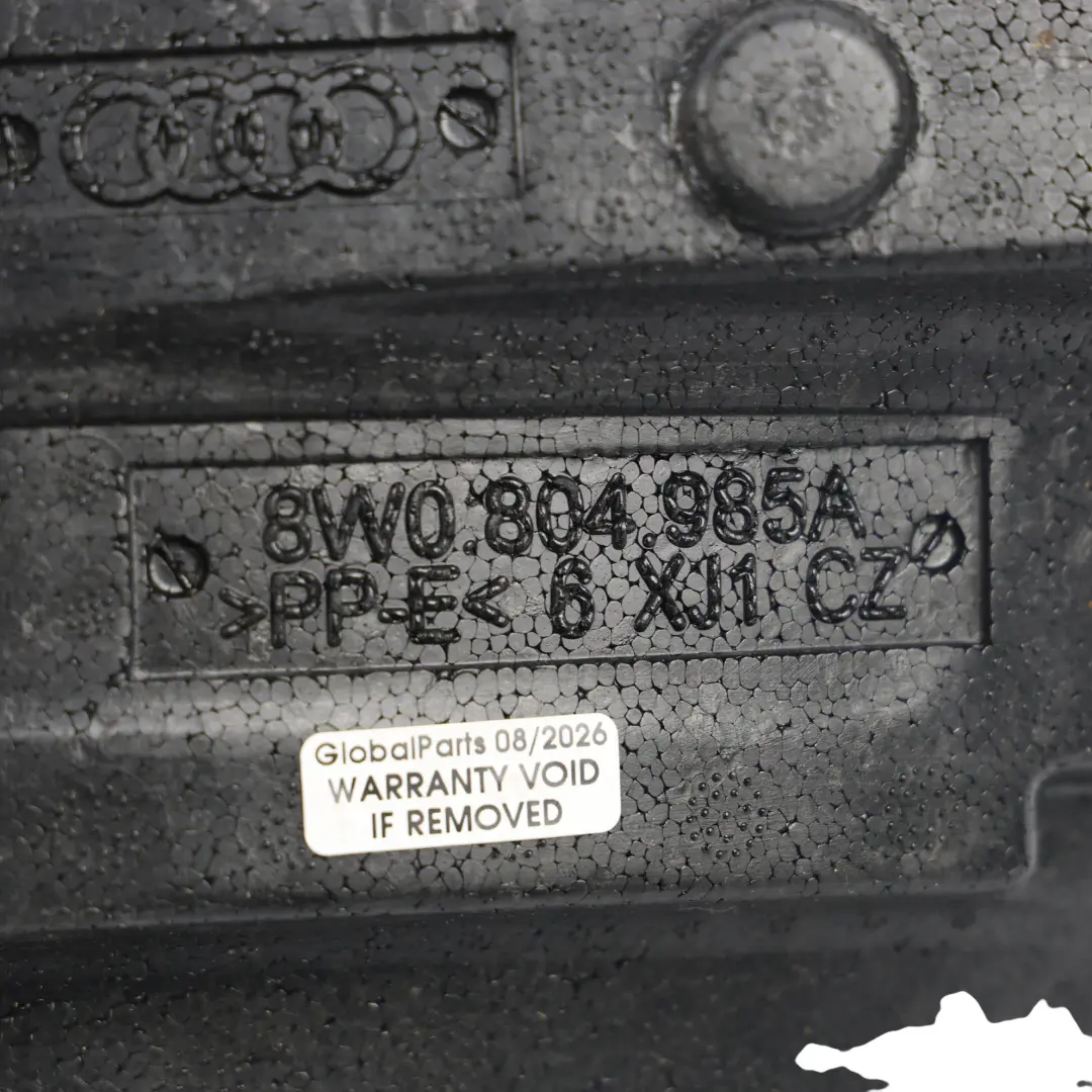 Batterie Schutz Abdeckung Schaum Platte für Audi A4 B9 A5 F5 mit Teilenummer 8W0804985A Audi A4 B9 A5 F5 Batterie Schutz Abdeckung Schaum Platte - SKU 8W0804985A - Teilenummer 8W0804985A
