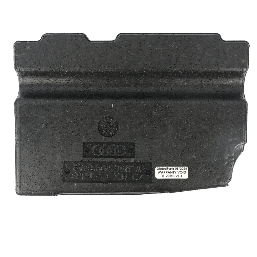 Pannello Schiuma Copertura Protezione Batteria per Audi A4 B9 A5 S5 F5 con numero di parte 8W0804986A Audi A4 B9 A5 S5 F5 Pannello Schiuma Copertura Protezione Batteria - SKU 8W0804986A - Numero di parte 8W0804986A