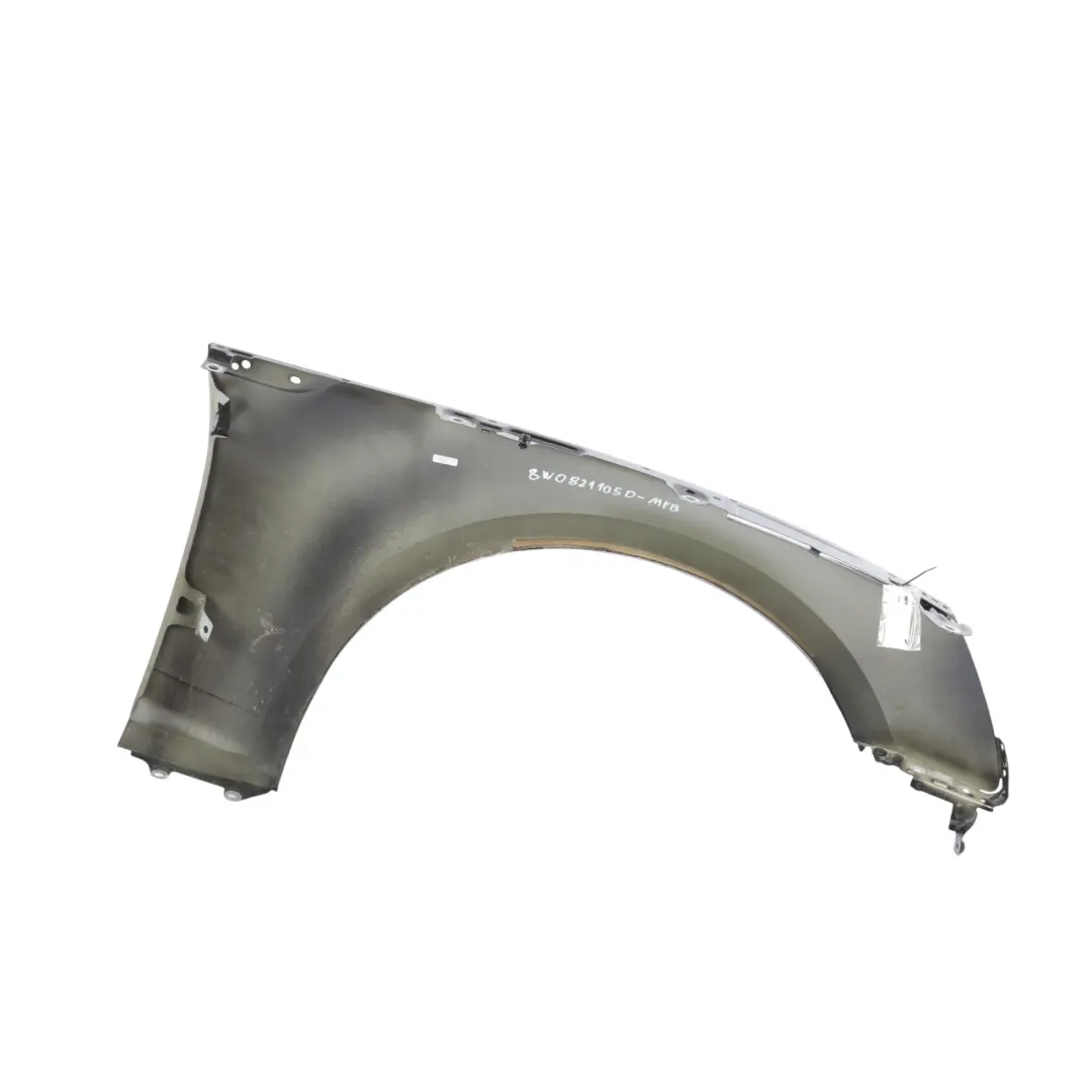 Błotnik Przedni Lewy Czarny Mityczny Y9T do Audi A4 B9 o numerze 8W0821105D Audi A4 B9 Błotnik Przedni Lewy Czarny Mityczny Y9T - SKU 8W0821105D-MYB - Numer Części 8W0821105D