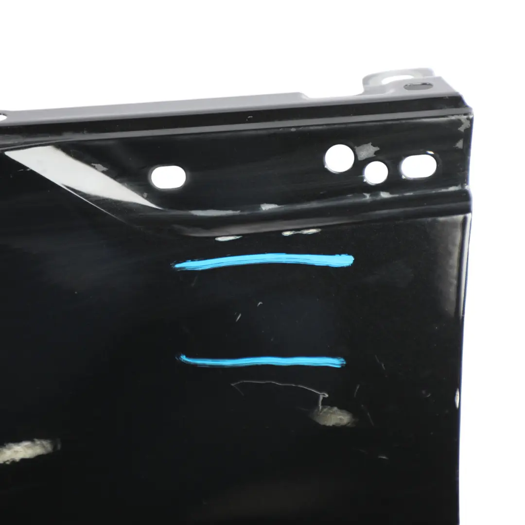 Side Panel Front Left N/S Wing Fender Mythical Black - Y9T to Audi A4 B9 with Part number 8W0821105D Audi A4 B9 Side Panel Front Left N/S Wing Fender Mythical Black - Y9T - SKU 8W0821105D-MYB - Part number 8W0821105D