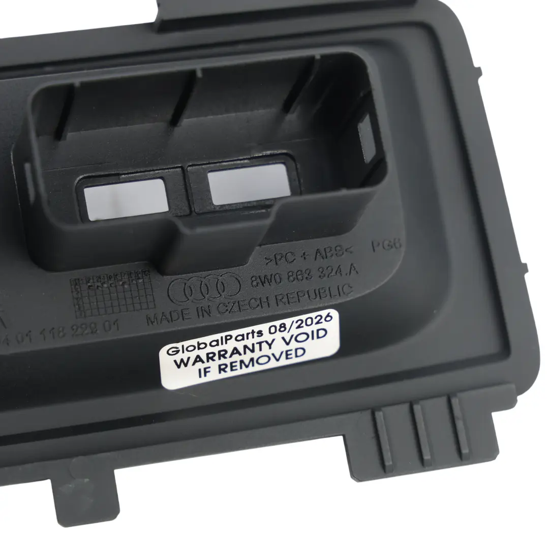 Audi A5 F5 Rear Centre Console Trim Cover Panel 12V Lighter Socket - SKU 8W0863324A - Part number 8W0863324A