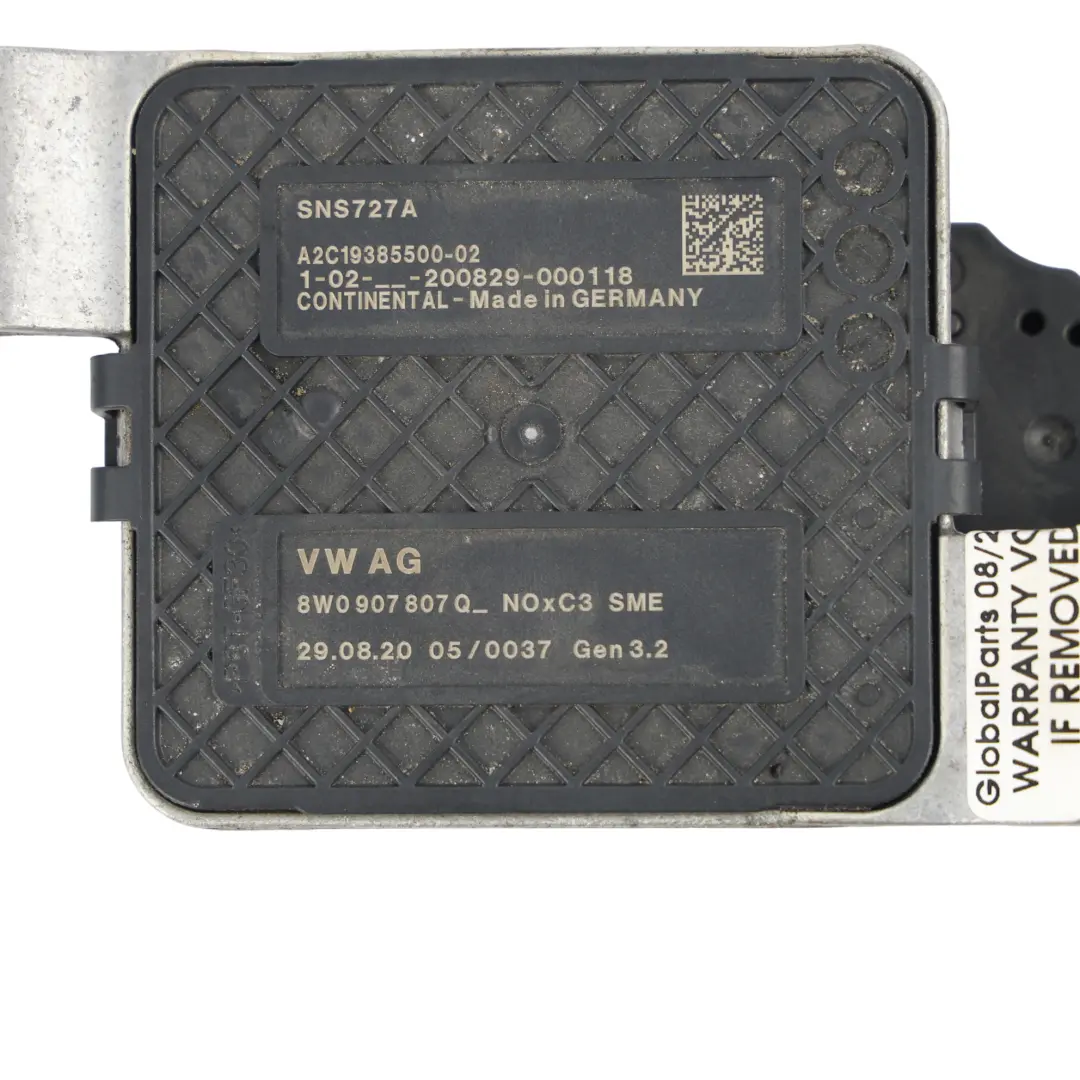 Audi S5 F5 Sauerstoff Lambda NOX Sensor Einheit 3.0 TDI Diesel - SKU 8W0907807Q - Teilenummer 8W0907807Q