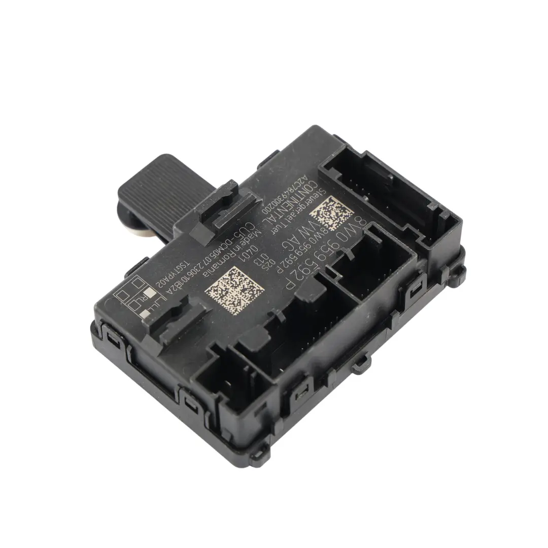 Módulo Unidad de Control Puerta Delantera Pasajero para Audi A5 F5 con número de pieza 8W0959592P Audi A5 F5 Módulo Unidad de Control Puerta Delantera Pasajero - SKU 8W0959592P - Número de pieza 8W0959592P