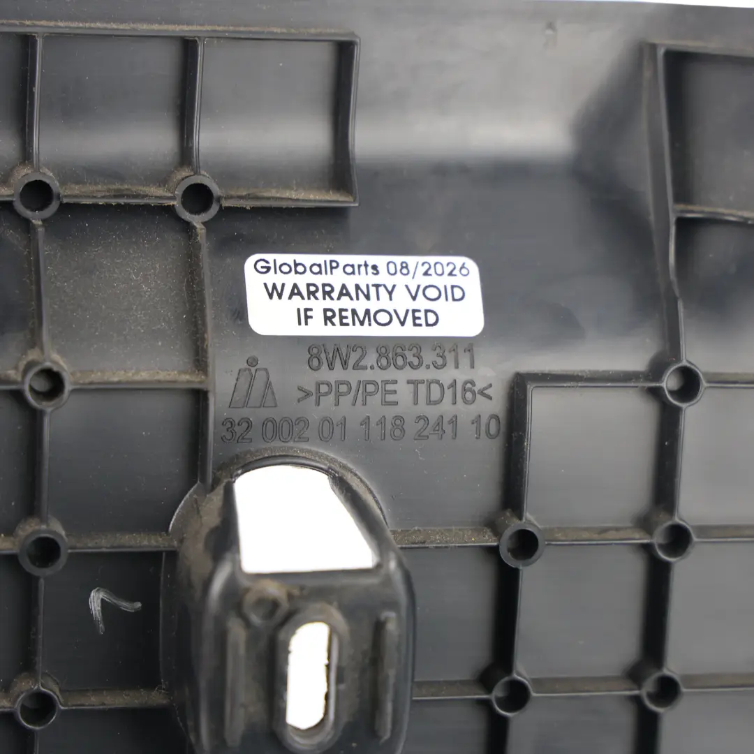Audi A4 B9 A5 F5 Centre Console Base Side Panel Trim Left N/S Black - SKU 8W2863311 - Part number 8W2863311