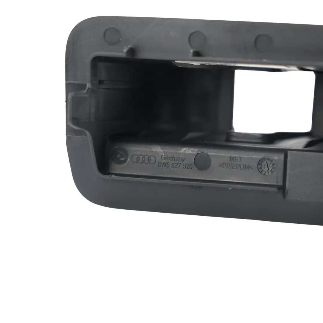 Boot Lid Lock Trim Cover Panel to Audi A5 F53 Rear Tailgate with Part number 8W6827520 Audi A5 F53 Rear Tailgate Boot Lid Lock Trim Cover Panel - SKU 8W6827520 - Part number 8W6827520