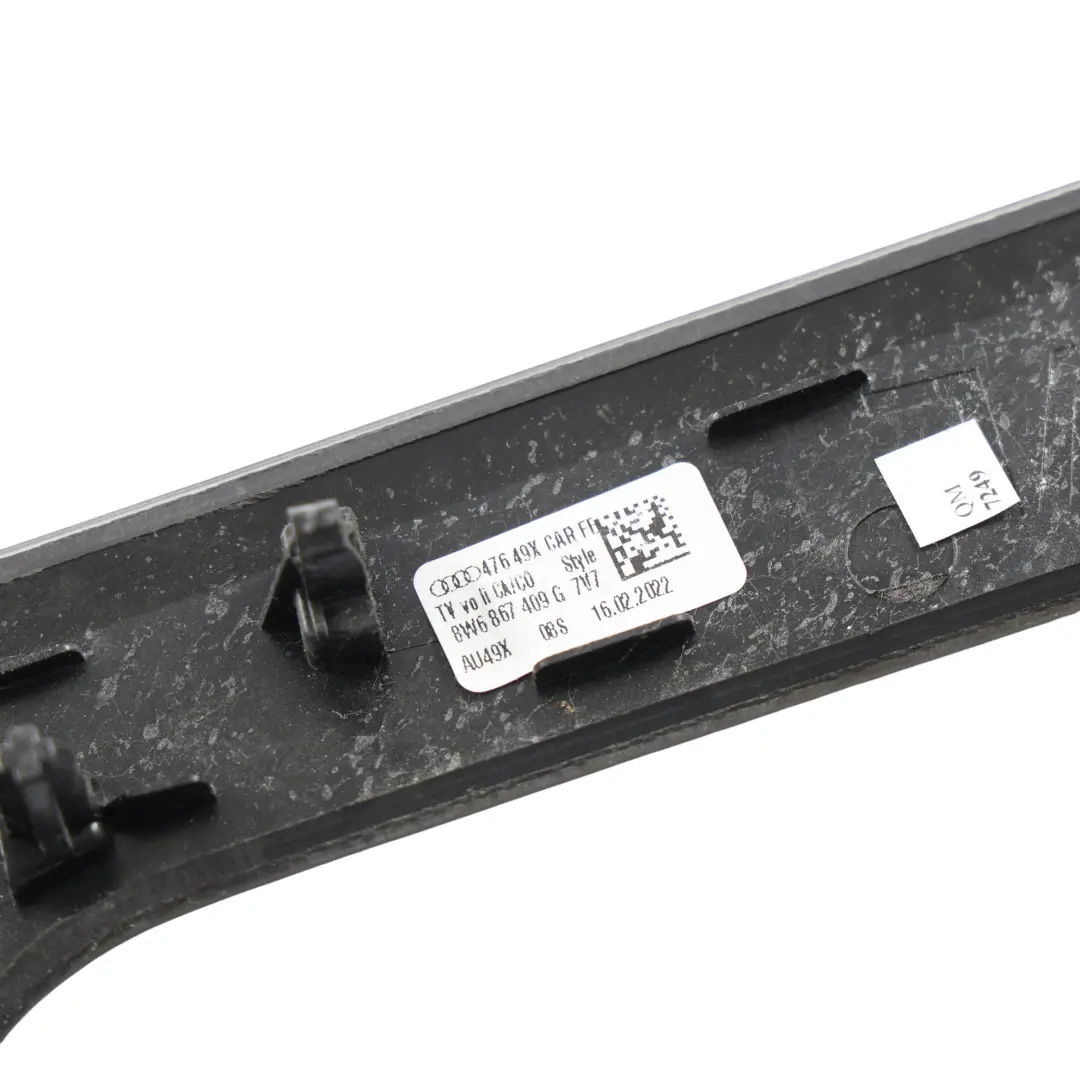 Audi A5 F5 Carbon Front Door Trim Insert Decor Strip Cover Left N/S - SKU 8W6867409G - Part number 8W6867409G
