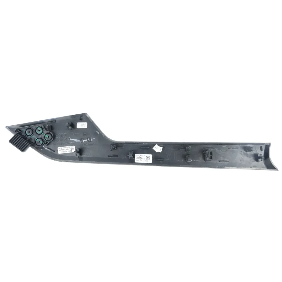 Front Door Card Trim Strp Cover Panel Right O/S Black 8W6867410 to Audi A5 S5 F5 with Part number 8W6867410H Audi A5 S5 F5 Front Door Card Trim Strp Cover Panel Right O/S Black 8W6867410 - SKU 8W6867410H - Part number 8W6867410H