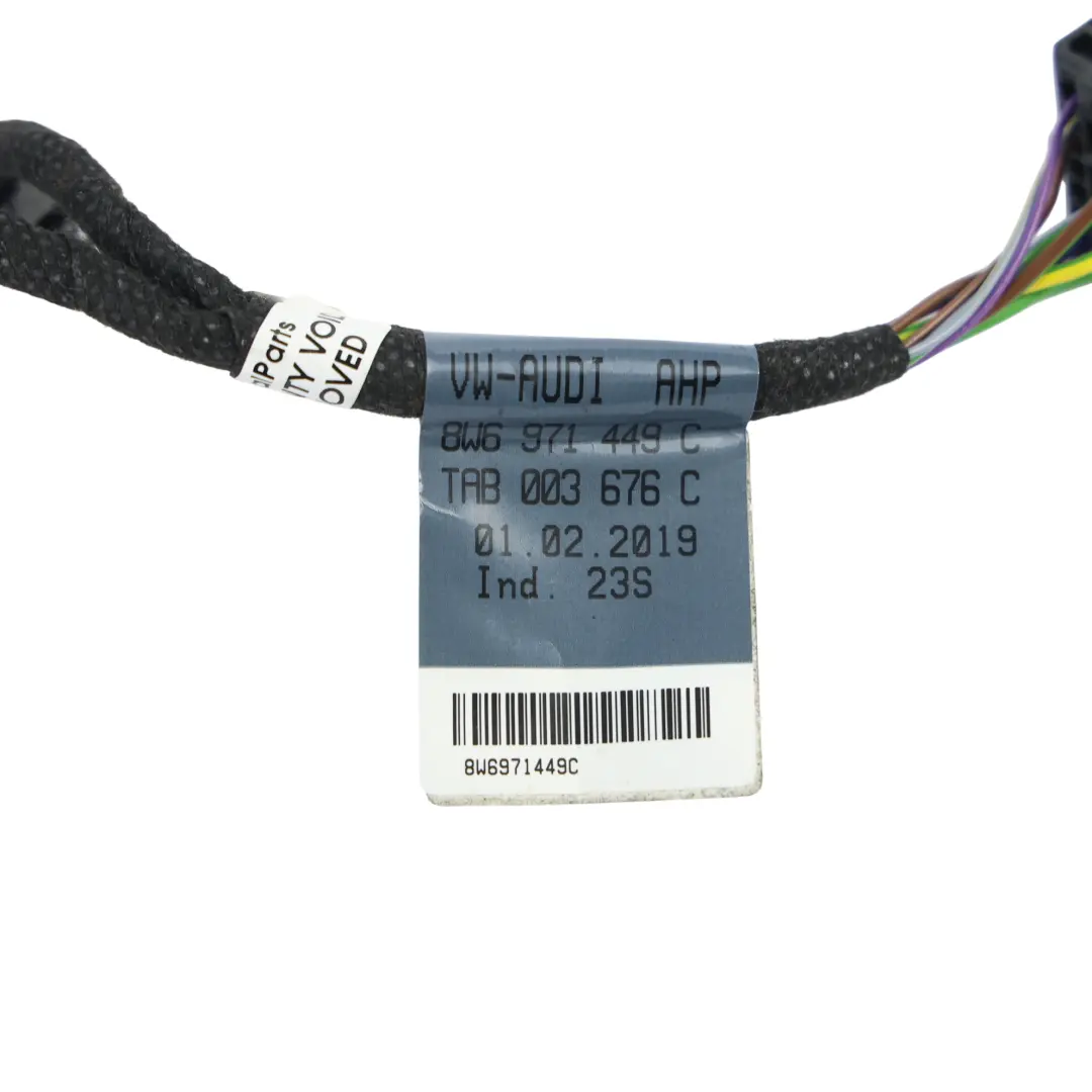 Audi S5 F5 Cableado Arnés Cable Puerta Trasera Izquierda Derecha - SKU 8W6971449C - Número de pieza 8W6971449C